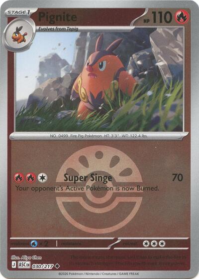 ASC: Pignite (Friend Ball) (Reverse Holofoil)