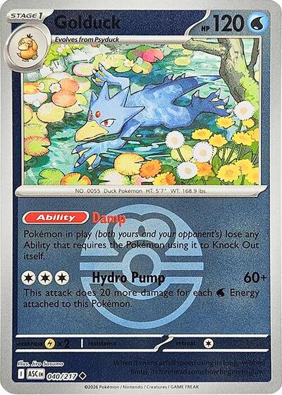 ASC: Golduck (Love Ball) (Reverse Holofoil)