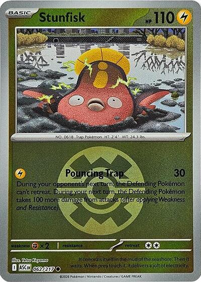 ASC: Stunfisk (Quick Ball) (Reverse Holofoil)