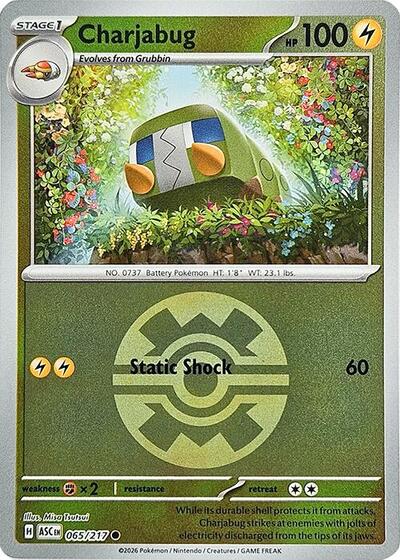 ASC: Charjabug (Quick Ball) (Reverse Holofoil)