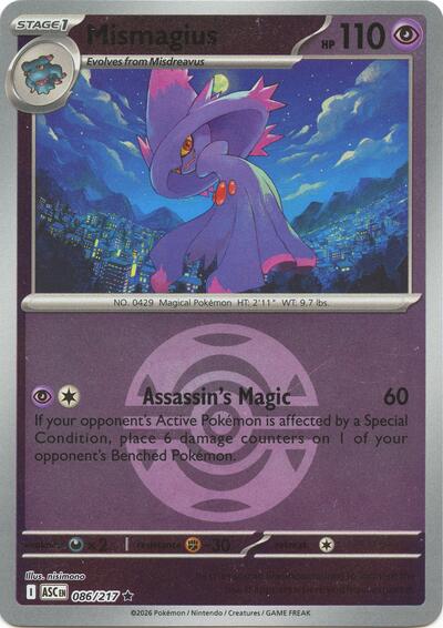 ASC: Mismagius (Dusk Ball) (Reverse Holofoil)