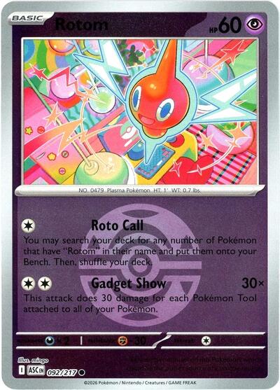 ASC: Rotom (Dusk Ball) (Reverse Holofoil)