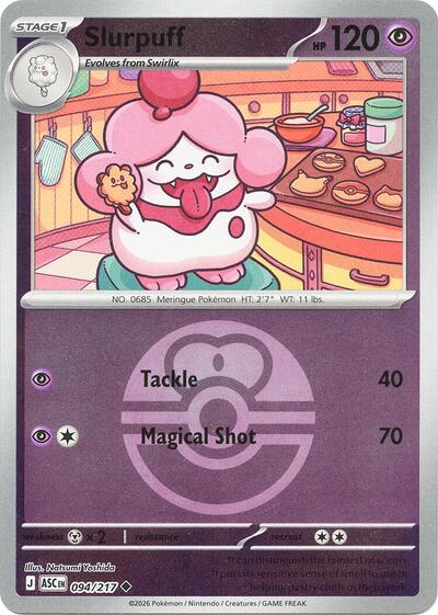 ASC: Slurpuff - 094/217 (Love Ball) (Reverse Holofoil)