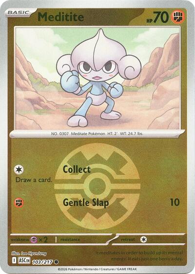 ASC: Meditite (Quick Ball) (Reverse Holofoil)