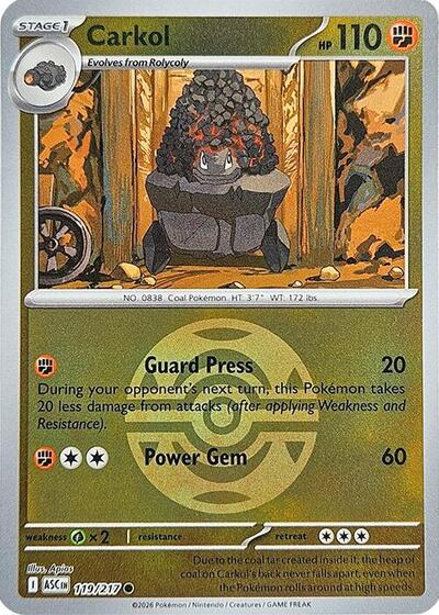 ASC: Carkol (Dusk Ball) (Reverse Holofoil)