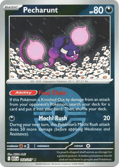ASC: Pecharunt (Poke Ball) (Reverse Holofoil)