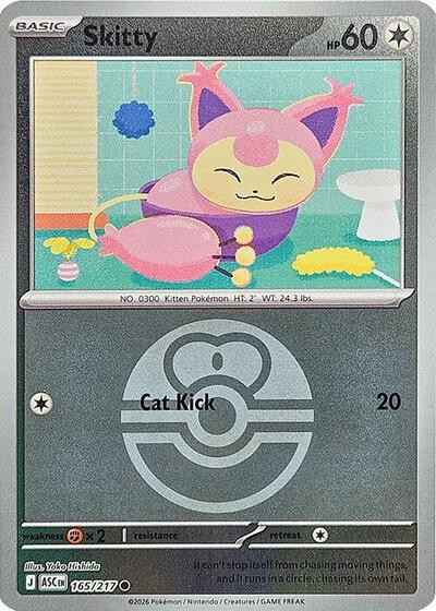 ASC: Skitty (Love Ball) (Reverse Holofoil)