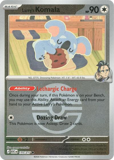 ASC: Larry's Komala (Poke Ball) (Reverse Holofoil)