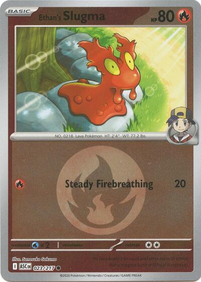 ASC: Ethan's Slugma (Energy Symbol Pattern) (Reverse Holofoil)