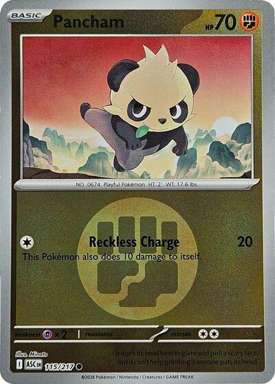 ASC: Pancham (Energy Symbol Pattern) (Reverse Holofoil)