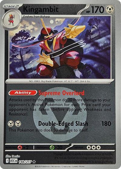 ASC: Kingambit (Energy Symbol Pattern) (Reverse Holofoil)