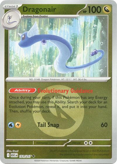 ASC: Dragonair (Energy Symbol Pattern) (Reverse Holofoil)