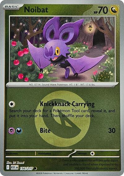 ASC: Noibat (Energy Symbol Pattern) (Reverse Holofoil)