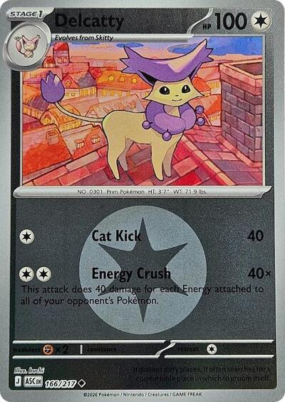 ASC: Delcatty (Energy Symbol Pattern) (Reverse Holofoil)