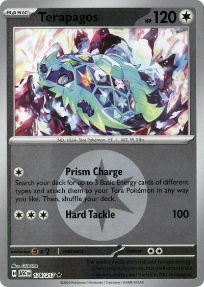 ASC: Terapagos (Energy Symbol Pattern) (Reverse Holofoil)