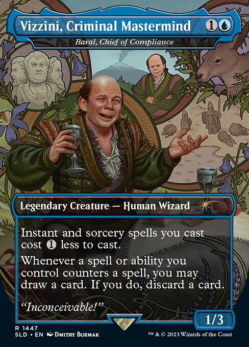 SLD: Vizzini, Criminal Mastermind - Baral, Chief of Compliance