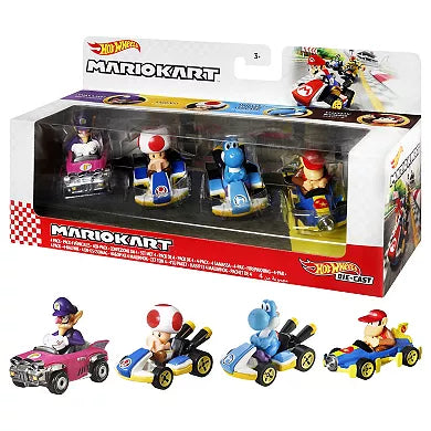 Hot Wheels: Mario Kart - 4 Pack