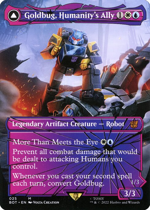 BOT: Goldbug, Humanity's Ally (Shattered Glass) (Foil)