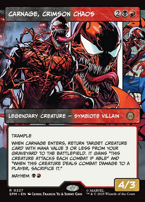 SPM: Carnage, Crimson Chaos (Borderless) (Foil)