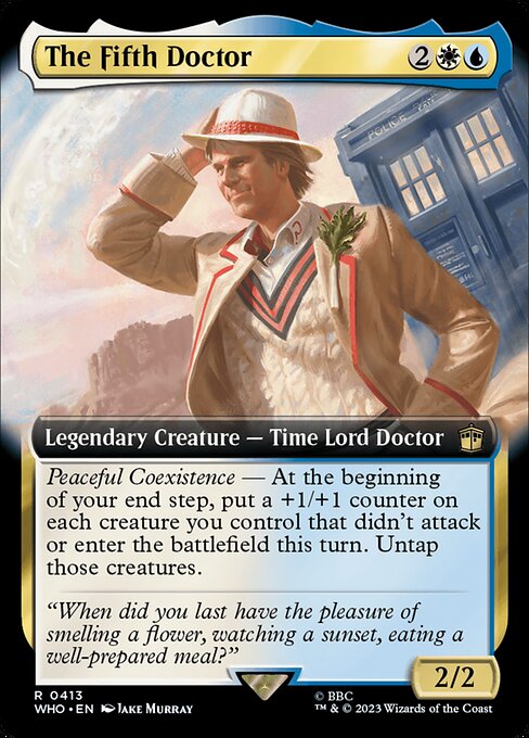 WHO: The Fifth Doctor (Extended Art) (Foil)