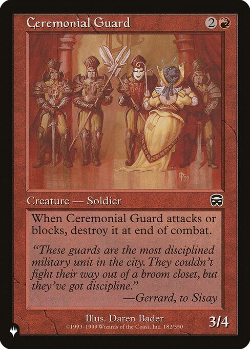 PLST: Ceremonial Guard