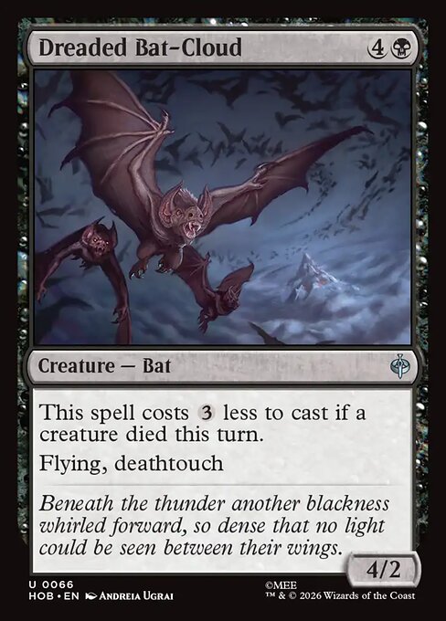 HOB: Dreaded Bat-Cloud (Foil)