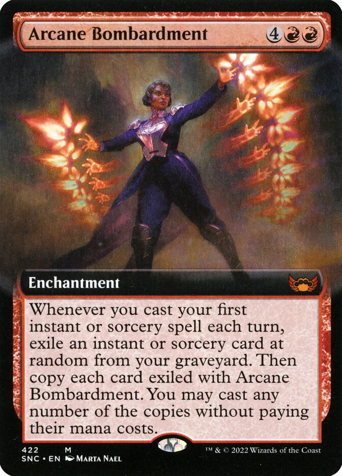 Arcane Bombardment (Extended Art) [Foil] :: SNC