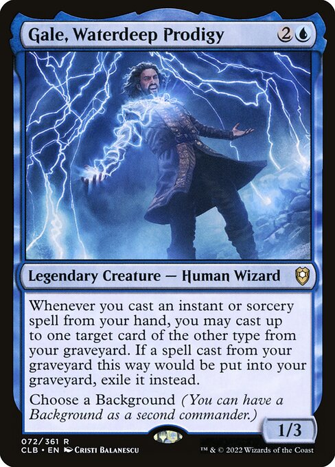 CLB: Gale, Waterdeep Prodigy
