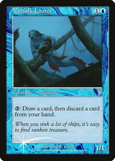 7ED: Merfolk Looter (Foil)