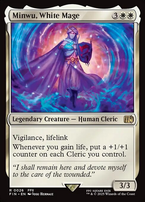 FIN: Minwu, White Mage