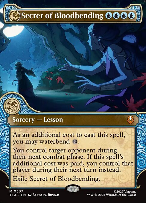 TLA: Secret of Bloodbending (Showcase) (Foil)