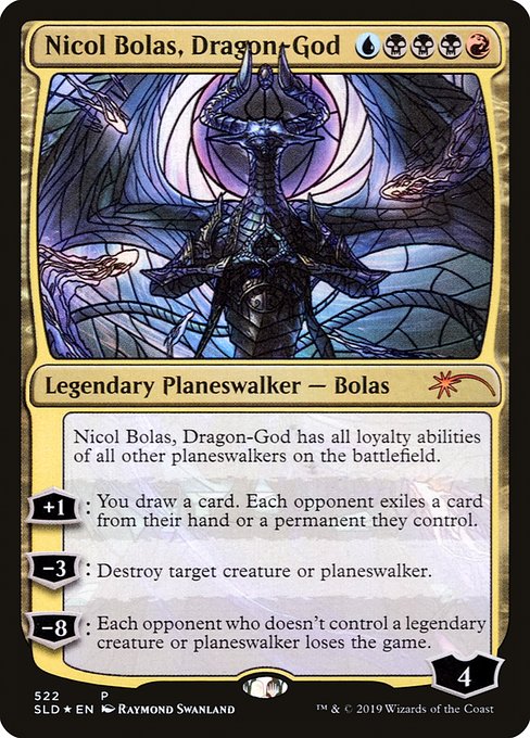SLD: Nicol Bolas, Dragon-God (Stained Glass) (Foil)