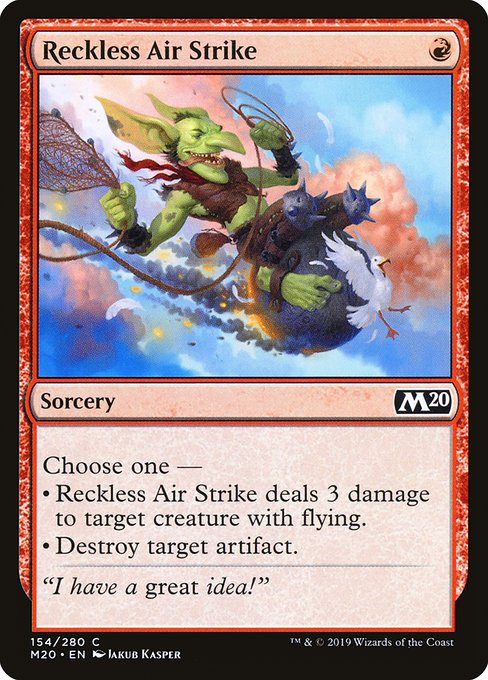 M20: Reckless Air Strike