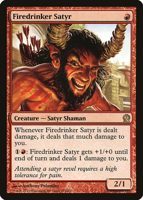 THS: Firedrinker Satyr (Foil)