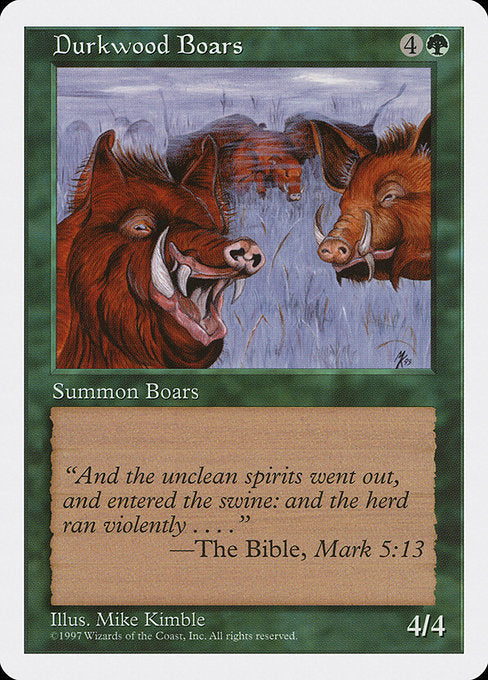 5ED: Durkwood Boars