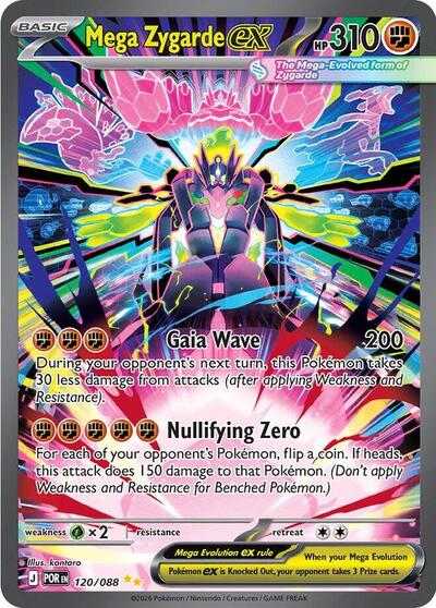 ME03: Mega Zygarde ex - 120/088 (Holofoil)