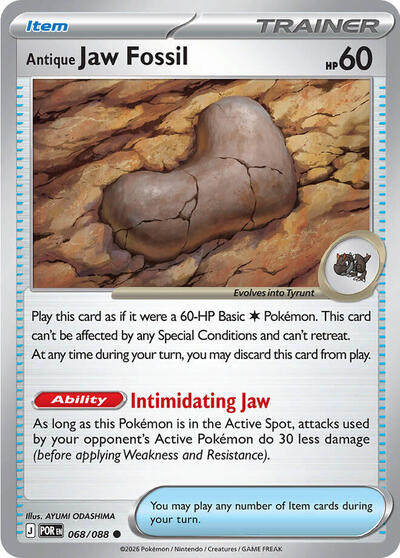 ME03: Antique Jaw Fossil
