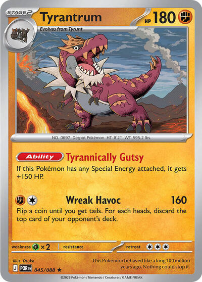 ME03: Tyrantrum (Reverse Holofoil)