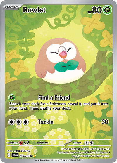 ME03: Rowlet - 090/088 (Holofoil)
