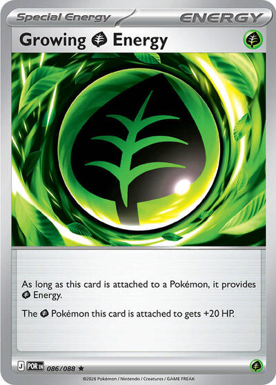 ME03: Growing Grass Energy (Reverse Holofoil)