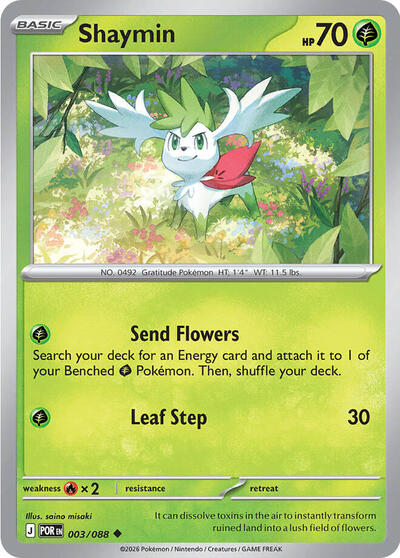 ME03: Shaymin (Reverse Holofoil)