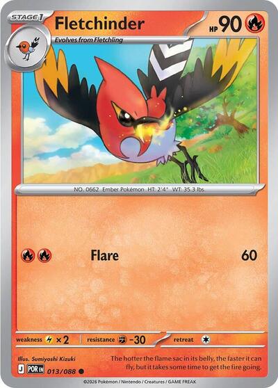 ME03: Fletchinder (Reverse Holofoil)