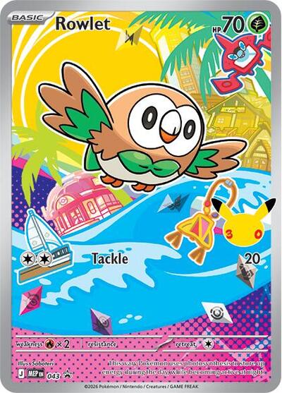 MEP: Rowlet - 043 (Holofoil)