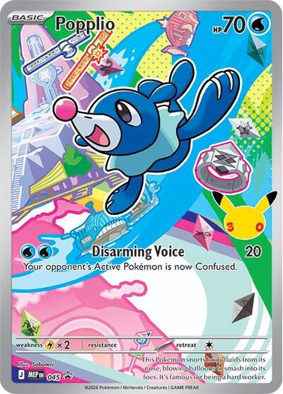 MEP: Popplio - 045 (Holofoil)