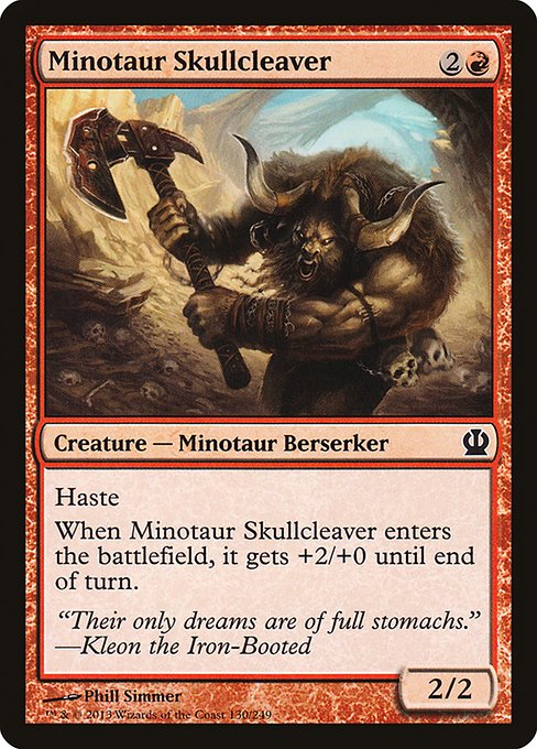 THS: Minotaur Skullcleaver (Foil)