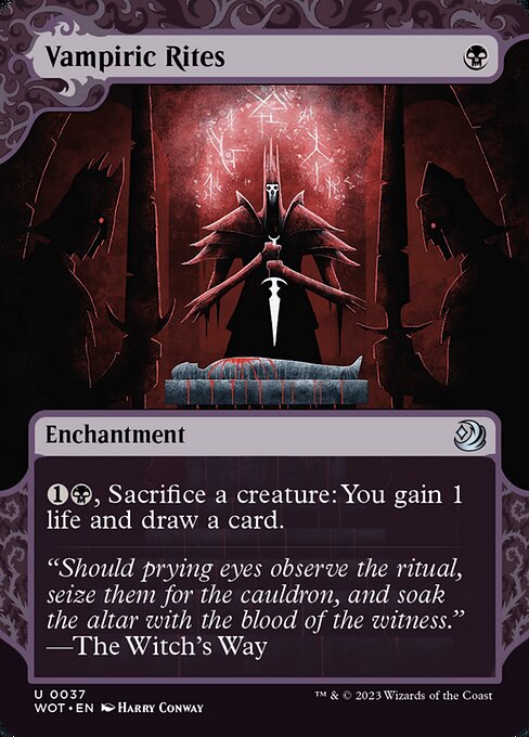 WOT: Vampiric Rites (Foil)