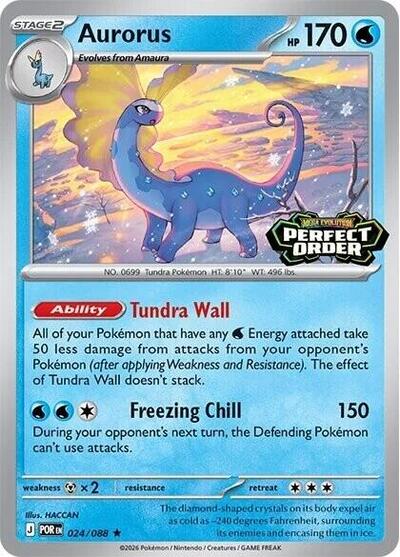 MCAP: Aurorus (Perfect Order Stamped) (Holofoil)