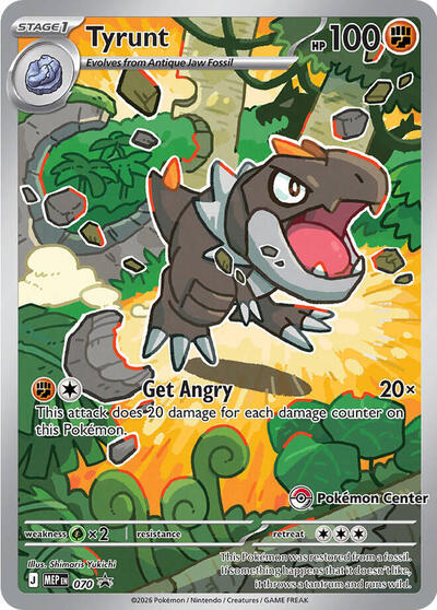 MEP: Tyrunt - 070 (Pokemon Center Exclusive) (Holofoil)