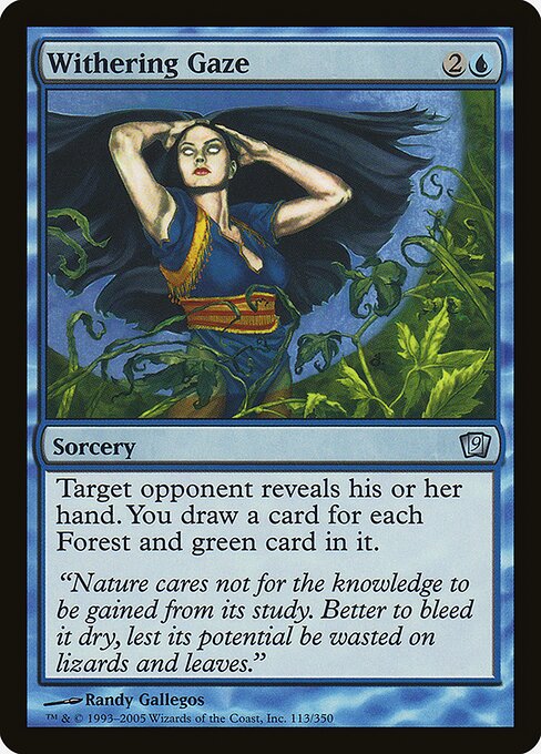 9ED: Withering Gaze (Foil)