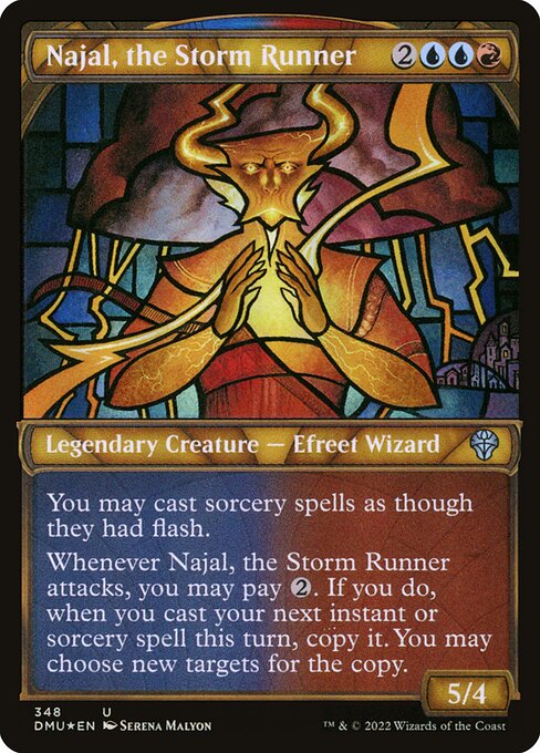DMU: Najal, the Storm Runner (Textured Foil)